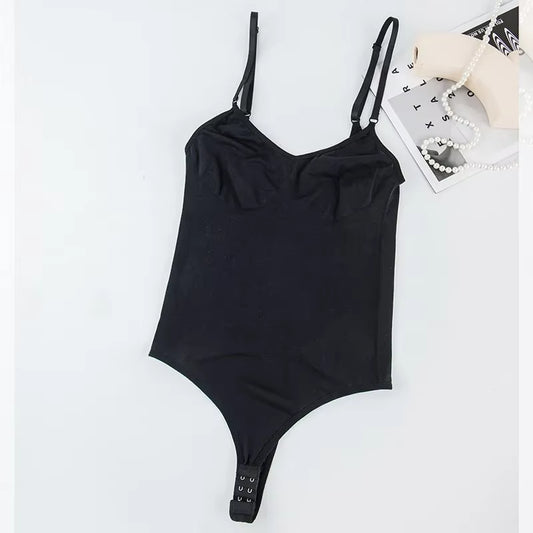 Women Full Body High Elastic Bodysuit Shapewear Seamless Smoothing Tummy Control Waist Trainer Underwear Thong Shaper